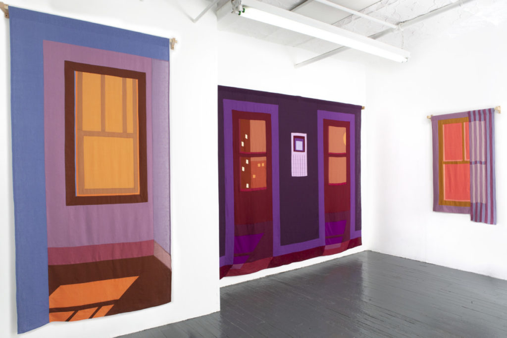 Lisha Bai installation view, 'After Hours' at Deanna Evans Projects, 2023